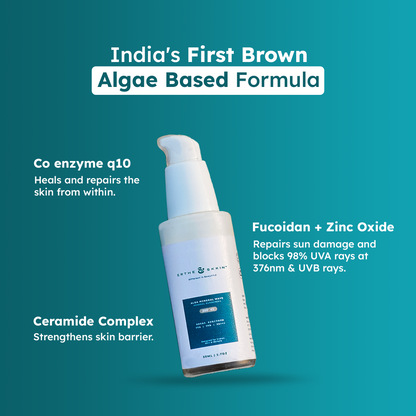 Alga-Mineral Wave | Fucoidan Infused 100% Mineral Sunscreen | SPF 45 | PA+++